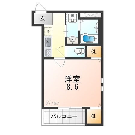 フジパレス堺石津川ノースの物件間取画像